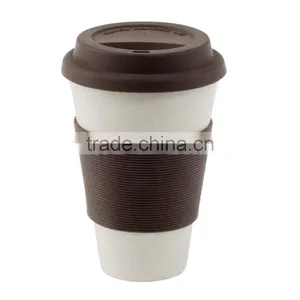 14OZ Bamboo Fibre Travel Mug thumbnail-1