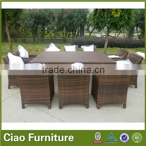 Kitchen Table Sets/hot Sell Rattan Living Dining Table and Chair Sets thumbnail-5