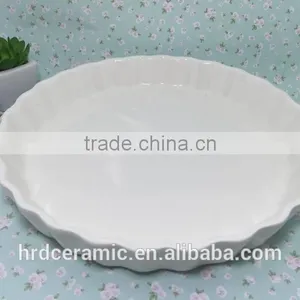 Stocked High Quality Round Beautiful Porcelain Plate Ceramic Soup Dish thumbnail-6