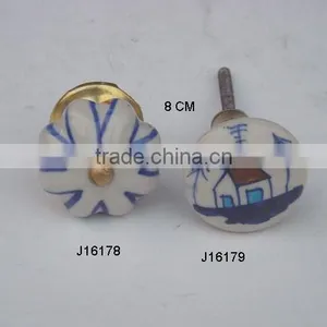 Ceramic Knob Hand Painted Available in Other Colour and Patterns thumbnail-1