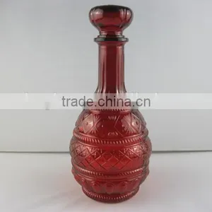 Red Color Wine Bottle Glass Bottles for Sale thumbnail-5
