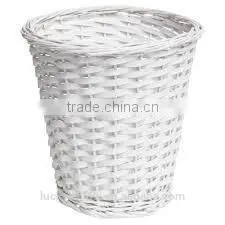VINTAGE OFFICE WICKER WASTE BASKET,RUBBISH BIN thumbnail-4
