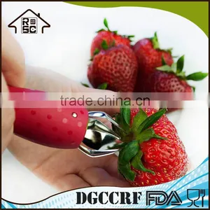 NBRSC Over 10 Years Experience Fruit and Vegetable Plastic Strawberry Corer Kitchen Tool Strawberry Huller Kitchen Fruit Tool thumbnail-1