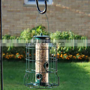 NEW Outdoor 10 Inch Green 4-Peg Squirrel-Proof Wild Bird Feeders thumbnail-5