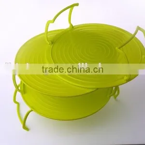 Multifunctional Plastic Oven Dedicated Heating Cooking Microwave Steamer Rack thumbnail-5
