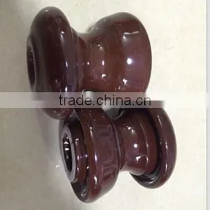 Low Voltage ED-2 Glazed Ceramic Porcelain Shackle Insulator thumbnail-2