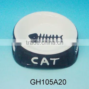 Stoneware 5" Ceramics Pet Bowl thumbnail-1