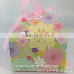 Foldable Sweet Wedding Candy Box Romantic Paper Wedding Box thumbnail-1