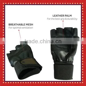 Weight Lifting Gym Professional Training Workout Fitness Glove Wrist Wrap thumbnail-4