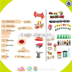 Wholesale Childrens Wooden Train Track Top Fashion Wooden Train Track Best Sale Wooden Train Track W04C015 thumbnail-4
