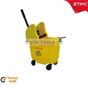 27L PP Industrial Mop Wringer Bucket thumbnail-1