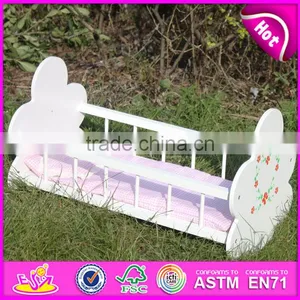 Natural Handmade Wooden Baby Doll Bed for Sale WJ278012A thumbnail-6