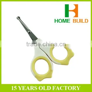 Factory Price HB-S4100 LFGB Certificated 4" Soft Handle Manicure Baby Nail Scissors thumbnail-1