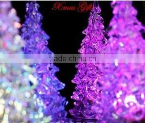 Cheap 2016 New LED 7 Colors Changing Acrylic Christmas Tree Night Light Lamp Home Decor Gift thumbnail-4