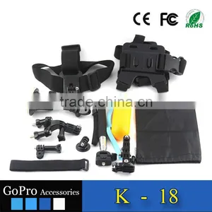 2016 Hot Selling Cheap Products Kit Used for Gopros Heros 4 Accessories Kit Mount Camera Case thumbnail-2