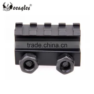 D0028 21mm Picatinny Rail Weaver Huntng Accessories Gun Scope Mount Raiser Rail Weaver With 2 Stop Pins thumbnail-2