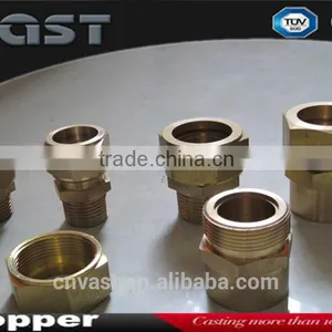 Brass Ftttings Male Straight With Compression End thumbnail-1