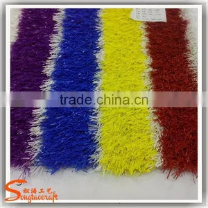 Wholesale Color Artificial Grass Landscaping Plastic Lawn Artificial Grass for Futsal Encryption Green Artificial Grass Factory thumbnail-6