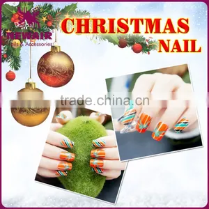 2017 New Design Christmas Fake Nails Nail Art Design thumbnail-5