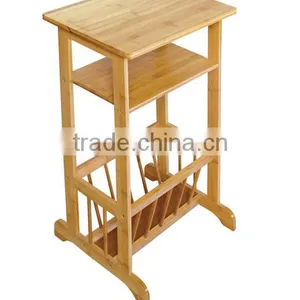 3-Tier Cheap Bamboo Storage Shelf From Factory thumbnail-1