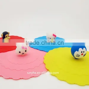Custom Hot Selling Fine Silicone Rubber Coffee Cup Lid thumbnail-1