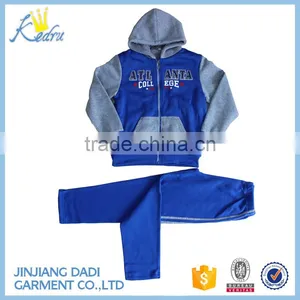 2016 Cheap Colorful Sports Cusotm Boy Tracksuit Direct Factory Fleece Sets For Boys Wholesale Fleece Tracksuits thumbnail-1