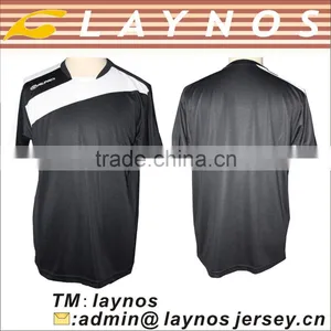 100%polyester Comfortable Black White Stripe Jersey thumbnail-1