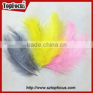Any Color Cleaning Down Turkey Feather for Hat Wedding Decoration thumbnail-2