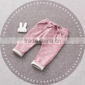 Knitted Cotton Striped Pants Ruffle Pants for Kids Wholesale Children's Boutique Clothing thumbnail-5