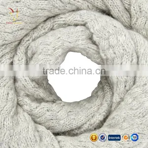 Made Round Scarf Cashmere Merino Wool Scarf thumbnail-2