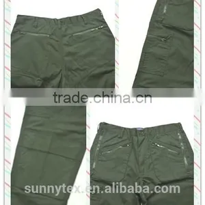 2016 New Style Wholesale Women's Blank Jogger Military Pants thumbnail-1