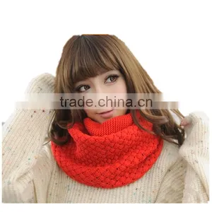 New Arrival Different Color Choice Fashion Design High Quality Acrylics Material Solid Infinity Hijab Scarf for Ladies thumbnail-2