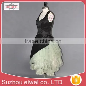 European Latest Style High Quality V Neck Wedding Dress thumbnail-1