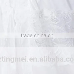 Luxury Women Satin Dress Skirt Sexy Transparent With Lace thumbnail-4