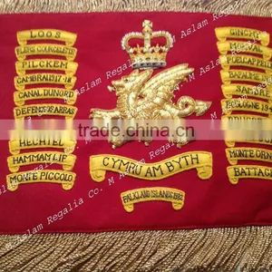 Hand Embroidery Flag Hand Embroidery Flag Badge thumbnail-1