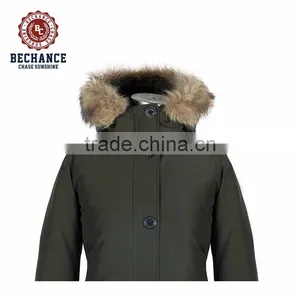 W2089 Women's Winter Coat Down Jacket Faux Fur Padding Coat thumbnail-3