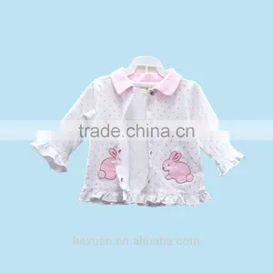 100% Cotton Wholesale High Quality Spring Autumn 3PCS/Set Newborn Infant Baby Boy Girl Suits thumbnail-2