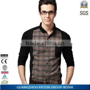 Latest Slim Fit Long Sleeve Plaid Shirts For Men Pictures Of Available Colors thumbnail-1