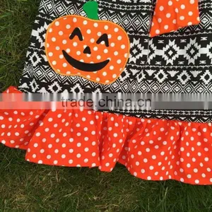 Girls Halloween Dress Black Halloween Cheap Dress Kids Boutique Dress Girls Party Dress With Necklace and Hairbow thumbnail-3