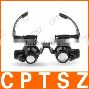 COLEMETER 10X 15X 20X 25X Magnifier Magnifying Eye Glasses Loupe LED Jeweler Watch Repair thumbnail-4