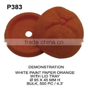 P383 DEMONSTRATION WHITE PAINT PAPER ORANGE thumbnail-1