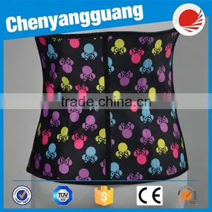 CYG-double Steel Boned Waist Cincher Underbust Waist Trainer Corset thumbnail-5