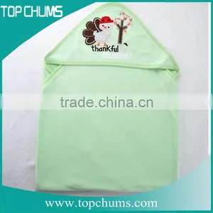100% Organic Cotton Cartoon Duck Baby Hooded Towel thumbnail-4
