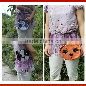 Wholesale 3D Animal Cat Face Chain Shoulder Bag/3D Cat Face Printing Knapsacks/ 3D Animals Handbags For Women thumbnail-1