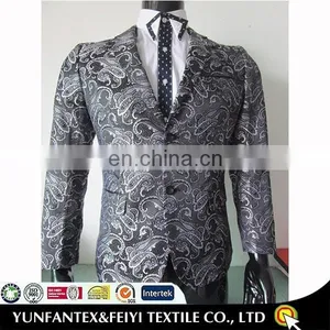 2016 Latest Fashion Design Paisley Embroidered Poly Best Blazers thumbnail-3