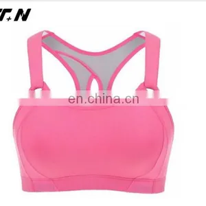 Hot Sex Women's Cheerleading Running Sports Yoga Bra thumbnail-1