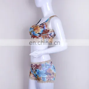 Cheap Price Beautiful Mature Women Flower Print Seamless Briefs thumbnail-6