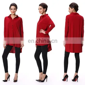 Women Long Loose Shirt Sharara Long Shirt Bridal Shirt Designs for Women thumbnail-1