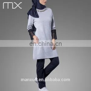 2016 Fashion Casual Design Clothing Sport Suit With Lace Cuff and Beautiful Kolye thumbnail-2