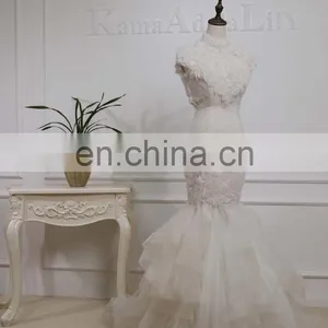 KAL-3 Lace With Pearls Beading Mermid Dress thumbnail-1
